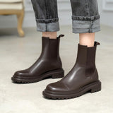 Simple Platform Martin Boots - WOMONA.COM