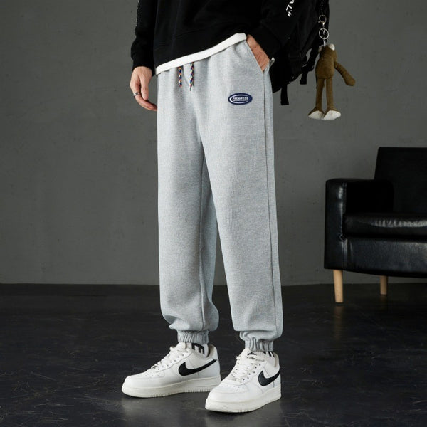 Men's Korean Style Sports Sweatpants - WOMONA.COM