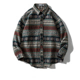 Woolen Jacket & Long Sleeve Shirt - WOMONA.COM