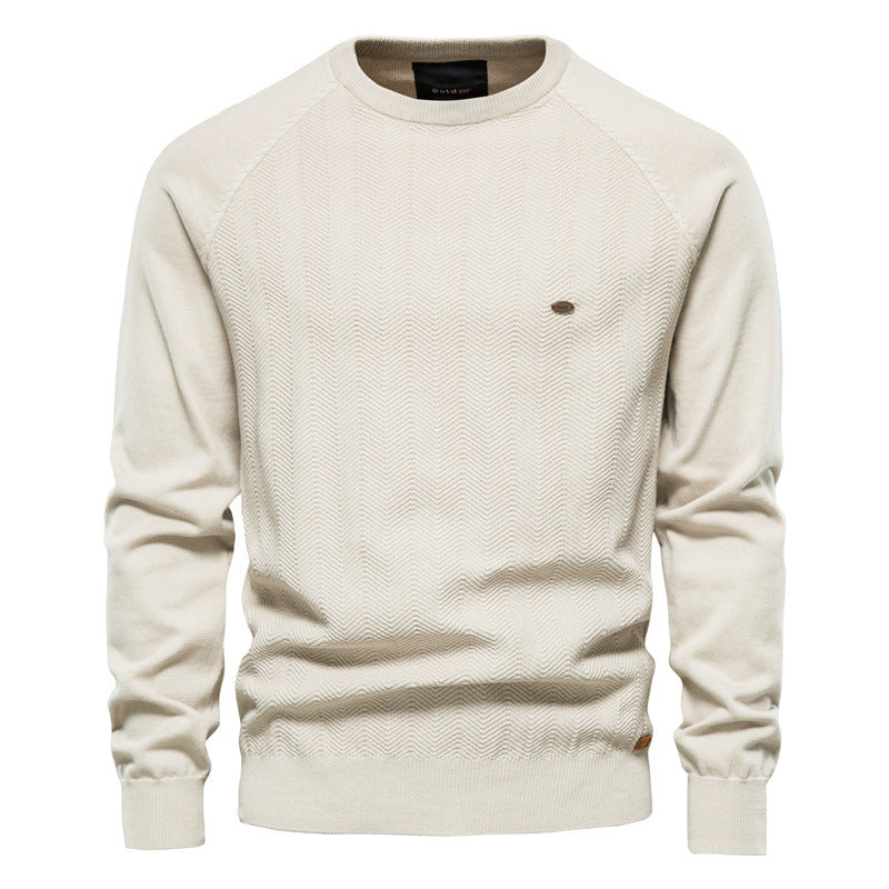 Raglan Sleeve Sweater Casual Men's - WOMONA.COM