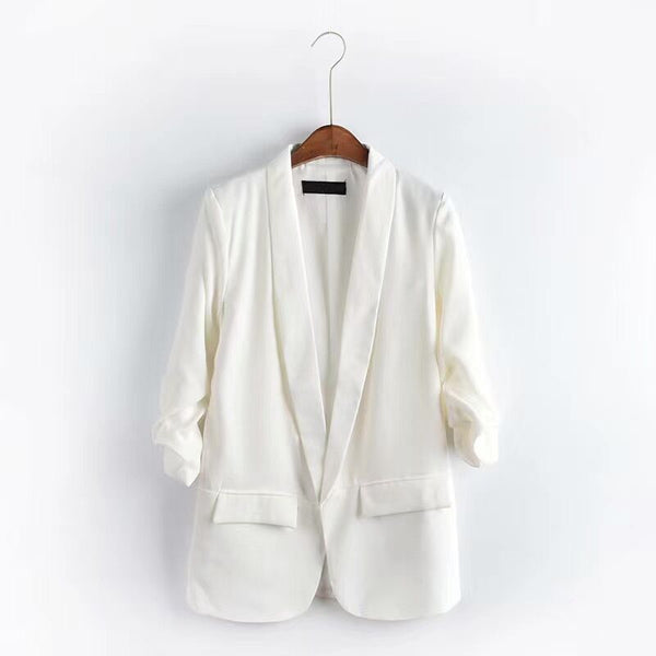 Casual Suit Jacket - WOMONA.COM