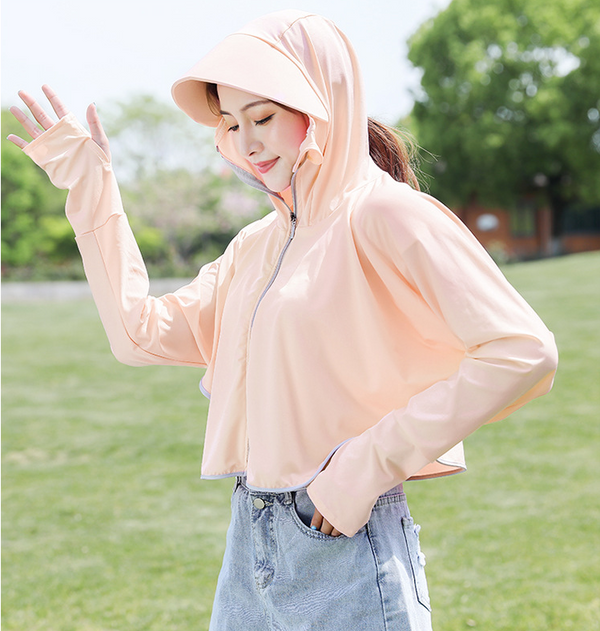 Ice Silk Breathable Thin Hooded - WOMONA.COM