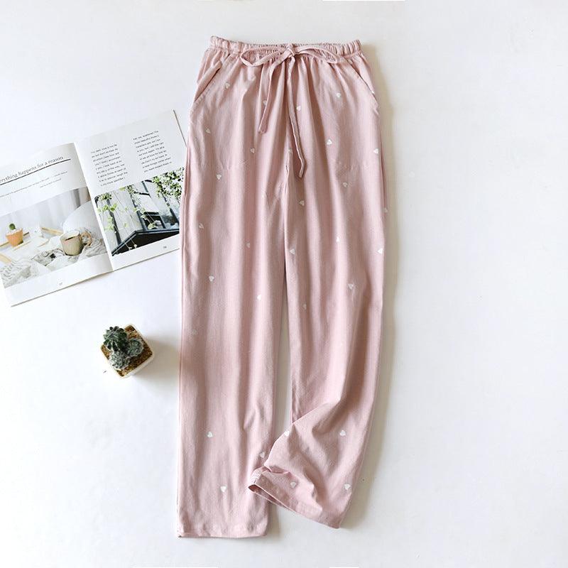 Pajama Pants Home Trousers - WOMONA.COM