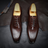 Men's Business Formal Wear Leather Shoes - WOMONA.COM