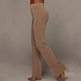 Hip-flare flared pants - WOMONA.COM