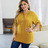 Plus size fashion t-shirt - WOMONA.COM