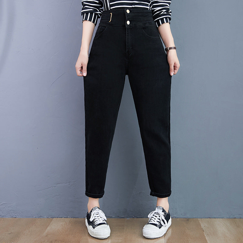 High Waist Jeans Radish Pants Women - WOMONA.COM