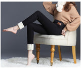 Women's lamb wool leggings - WOMONA.COM