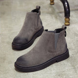 new fashion retro frosted short boots - WOMONA.COM