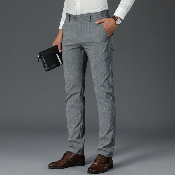 Men's business casual pants - WOMONA.COM