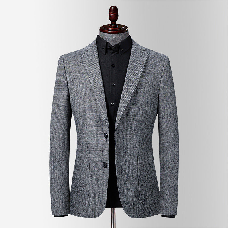 Stretch slim men's suit - WOMONA.COM