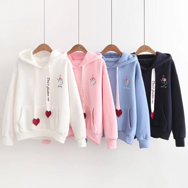 Love Hooded Sweatshirt - WOMONA.COM