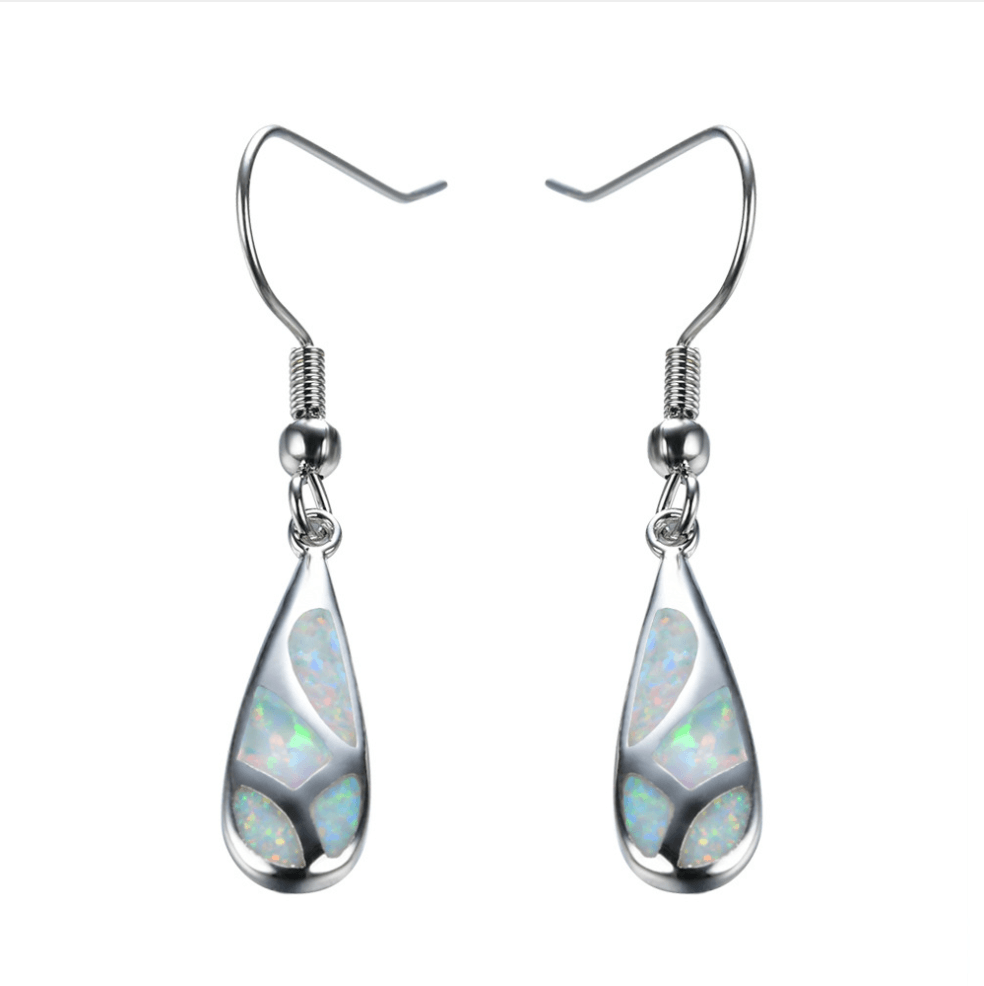 Opal Drop Earrings - WOMONA.COM