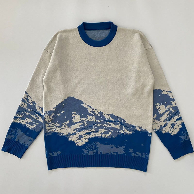 Snow Mountain Sweater Men - WOMONA.COM