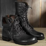 Martin boots Handsome motorcycle boots - WOMONA.COM