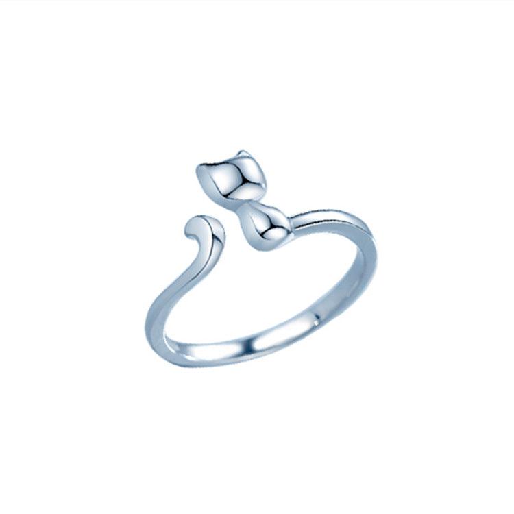 Adjustable Silver-Tone Ring
