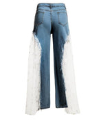 Sexy Women Wide Leg Pants Jeans - WOMONA.COM