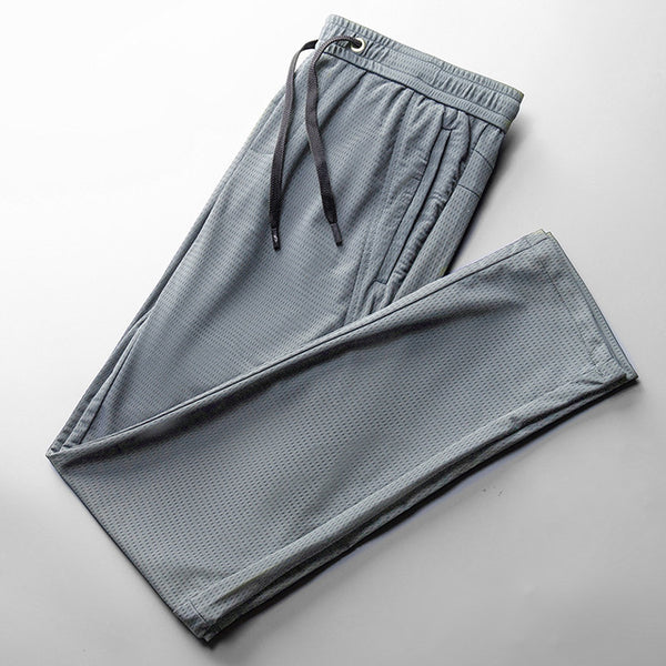 Ice Silk Mesh Sweatpants - WOMONA.COM