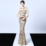 Party dress long banquet slim fit - WOMONA.COM