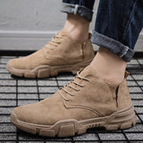 Flying knit Martin boots men - WOMONA.COM