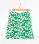 Floral print slim skirt - WOMONA.COM