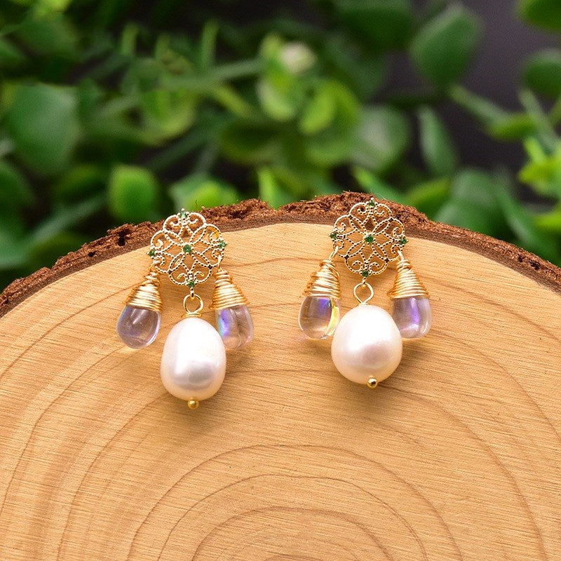 Original  Edison Pearl Earrings - WOMONA.COM