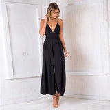 Elegant Jumpsuits Wide Leg Pants - WOMONA.COM