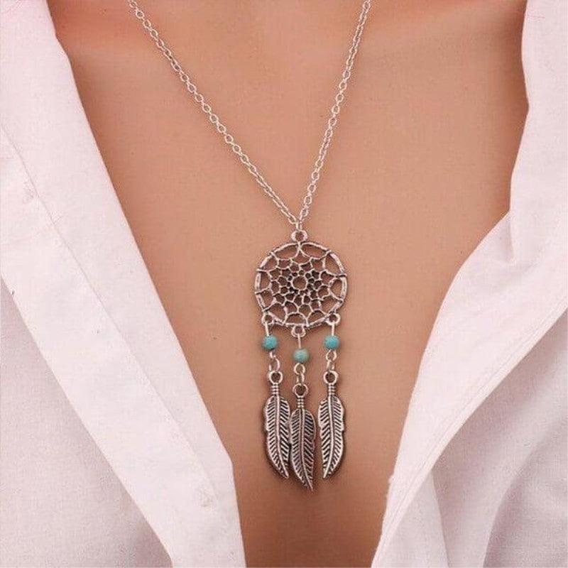 Dream Catcher Necklace - WOMONA.COM