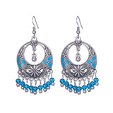 alloy crystal earrings women - WOMONA.COM