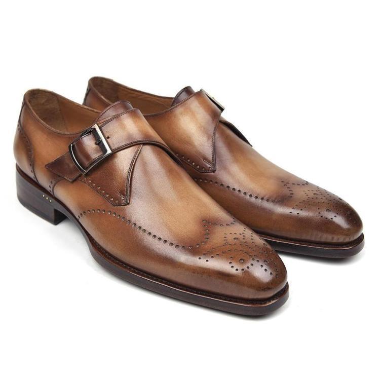 Gradient Color Men's Formal Shoes - WOMONA.COM