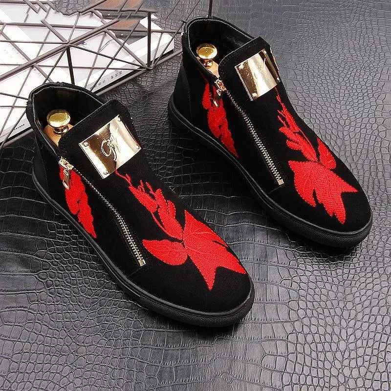 Embroidered sneakers For Men - WOMONA.COM