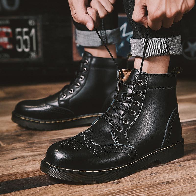 Winter Plush Martin Boots for Men - WOMONA.COM
