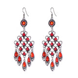 alloy crystal earrings women - WOMONA.COM