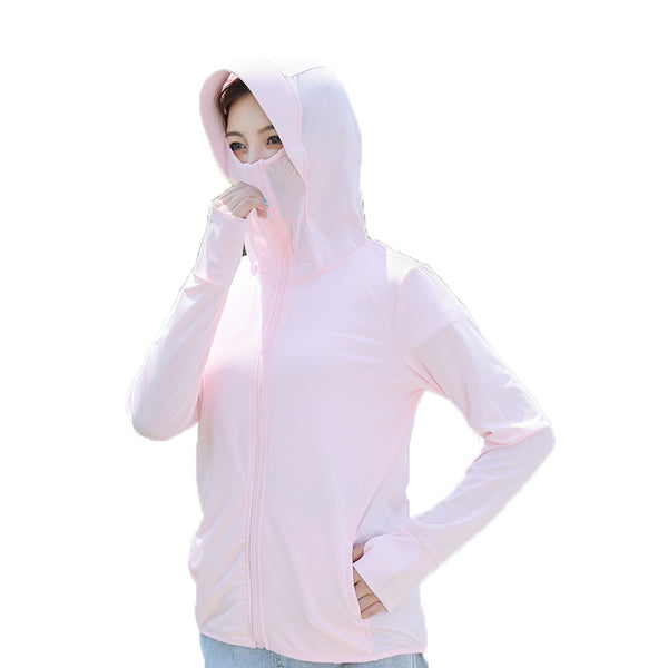 Ice Silk Breathable Thin Hooded - WOMONA.COM