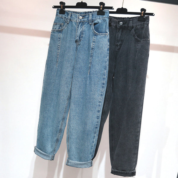Women's Loose Plus Size Jeans - WOMONA.COM