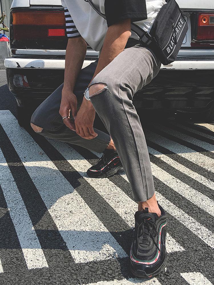 Men's Korean-Style Slim Jeans