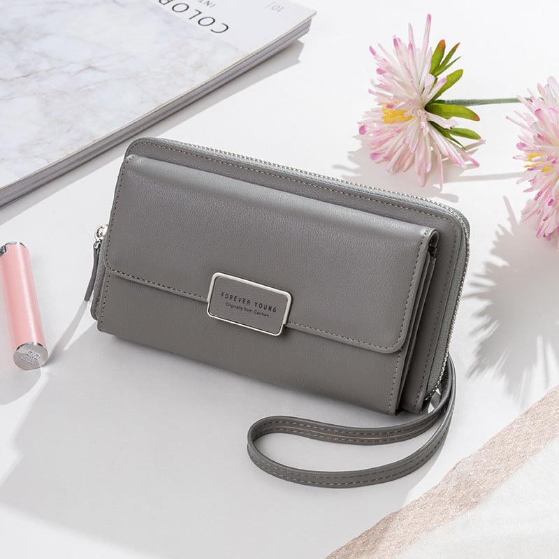 Large capacity stylish long wallet - WOMONA.COM