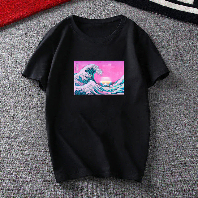 The Great Wave T Shirt Men - WOMONA.COM