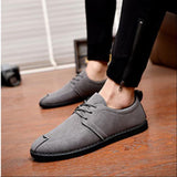 Men's Leather Sneakers - WOMONA.COM