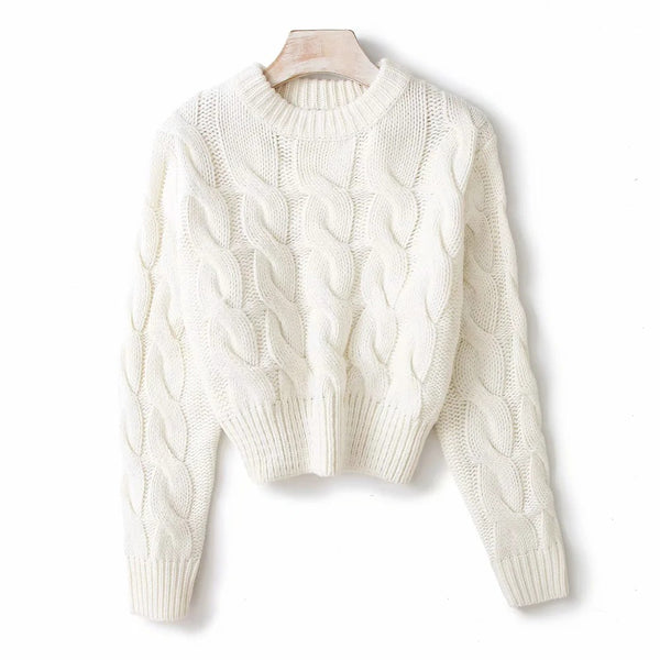 Sleeve Knit Sweater For Women - WOMONA.COM