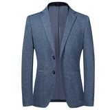 Knitted stretch men's casual suit For Men - WOMONA.COM