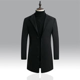 Long trench coat men's - WOMONA.COM