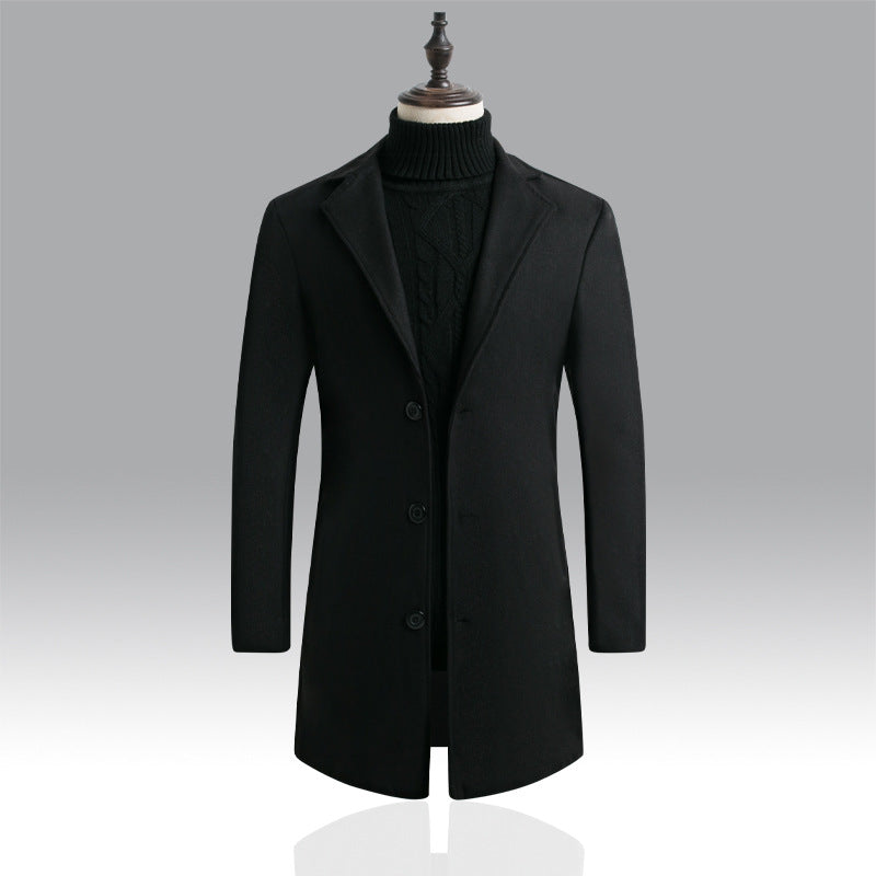 Long trench coat men's - WOMONA.COM