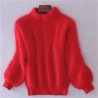 solid color sweater - WOMONA.COM