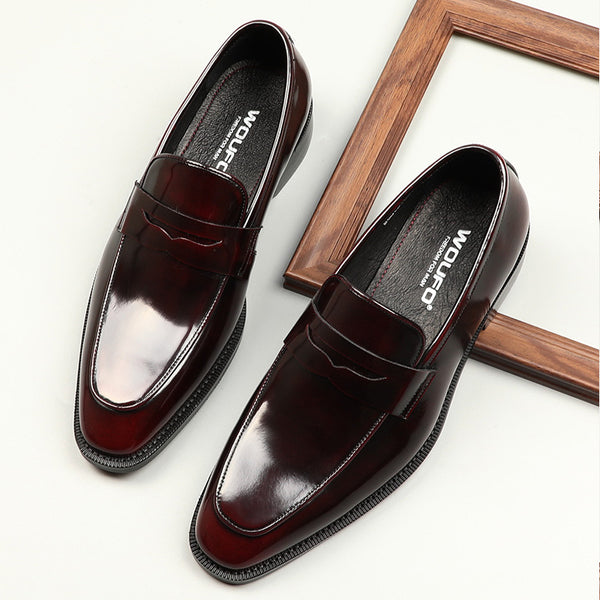 Patent Leather Business Formal Shoes - WOMONA.COM