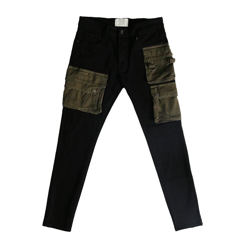 Multi-pocket jeans - WOMONA.COM