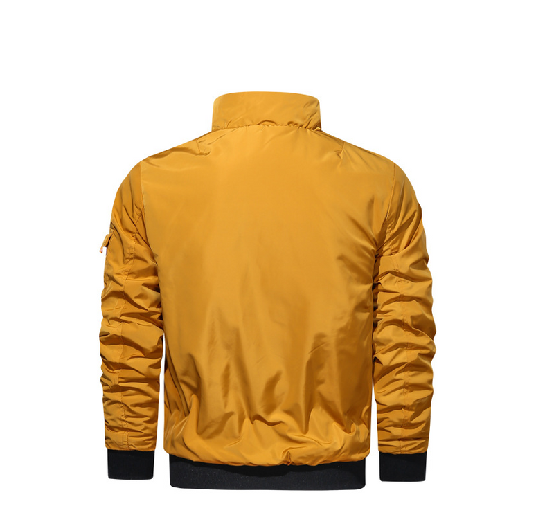 Men's New Fashion Stand-up Collar Jacket - WOMONA.COM