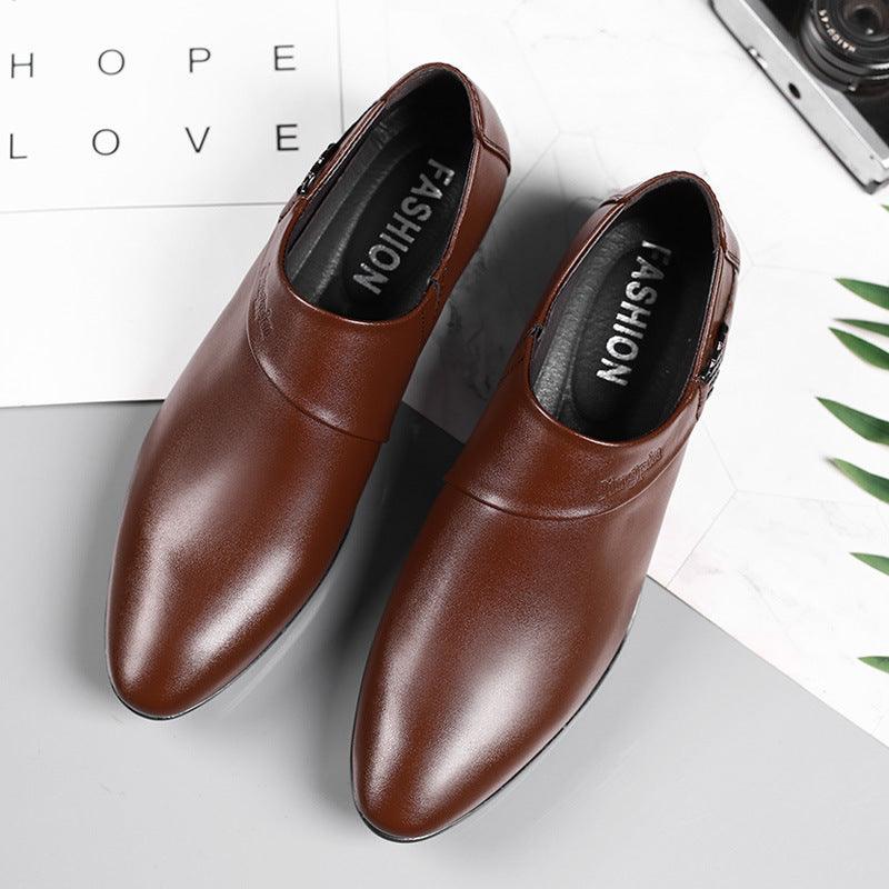 Men's Casual All-match Leather Shoes - WOMONA.COM