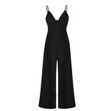 Elegant Jumpsuits Wide Leg Pants - WOMONA.COM