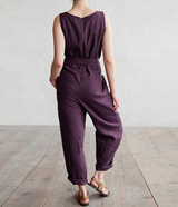 cotton casual jumpsuit trousers - WOMONA.COM